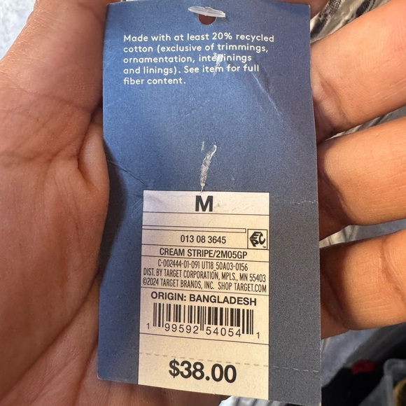 Universal Thread Strapless Gray and White Dress - Picture 6 of 9